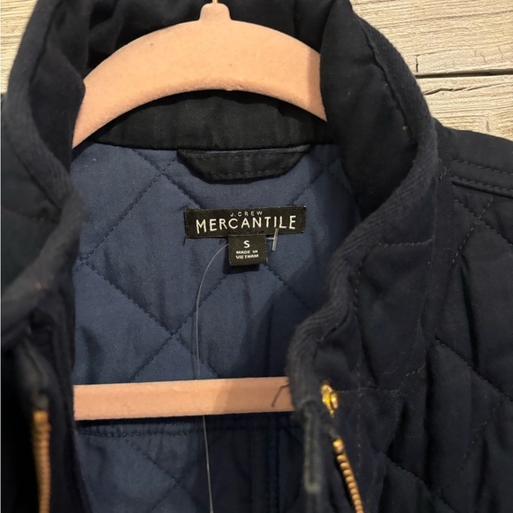 Jcrew Quilted Navy Jacket - Picture 4 of 6